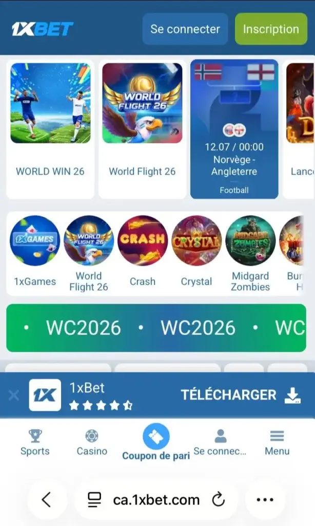 1xbet application